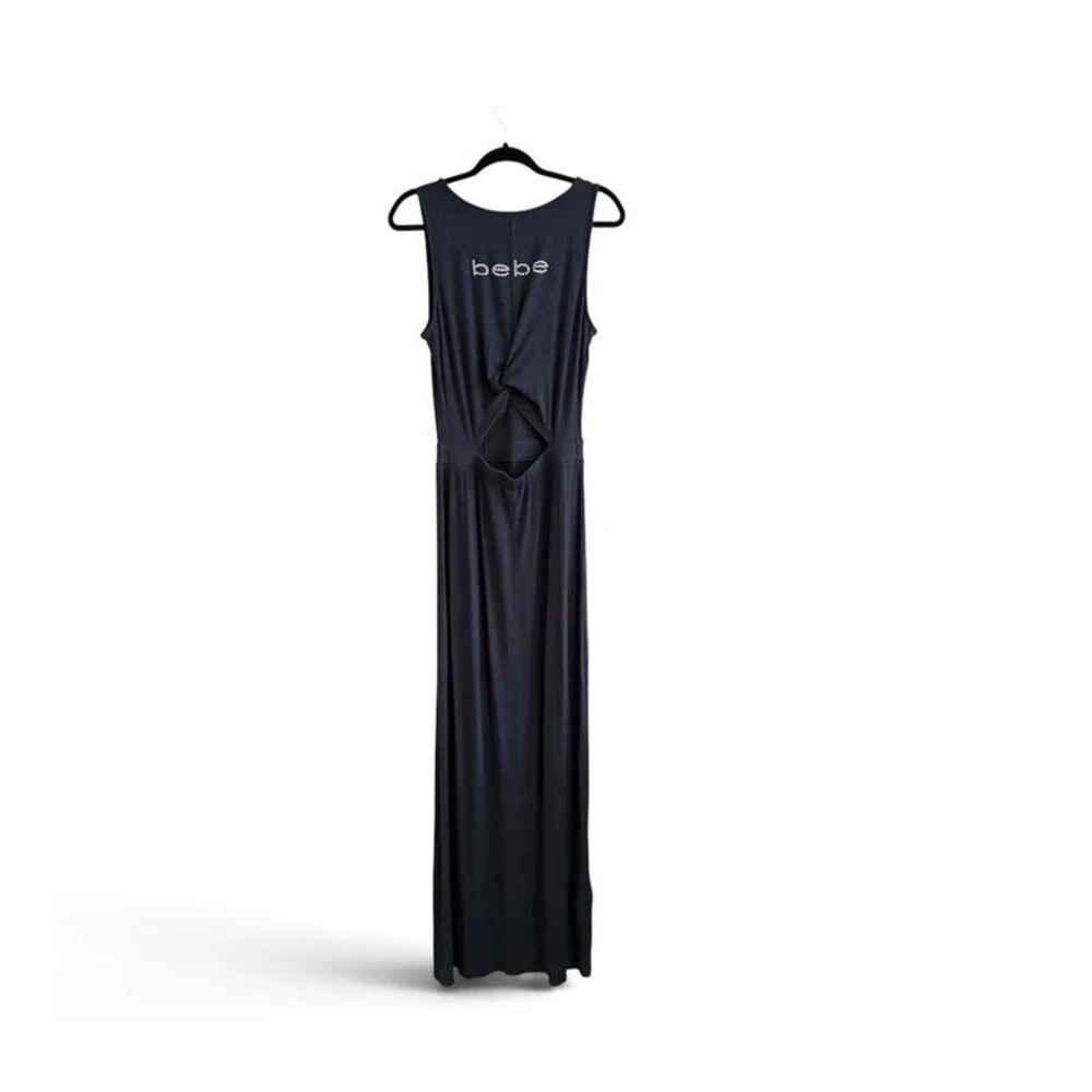 Bebe Rhinestone Maxi Dress